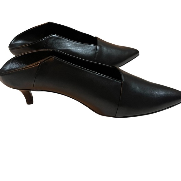 THAKOON BY NAADAM KITTEN HEEL LEATHER MULES SIZE 39 EU 7 US Y2K STYLE MOBWIFE - Picture 5 of 13